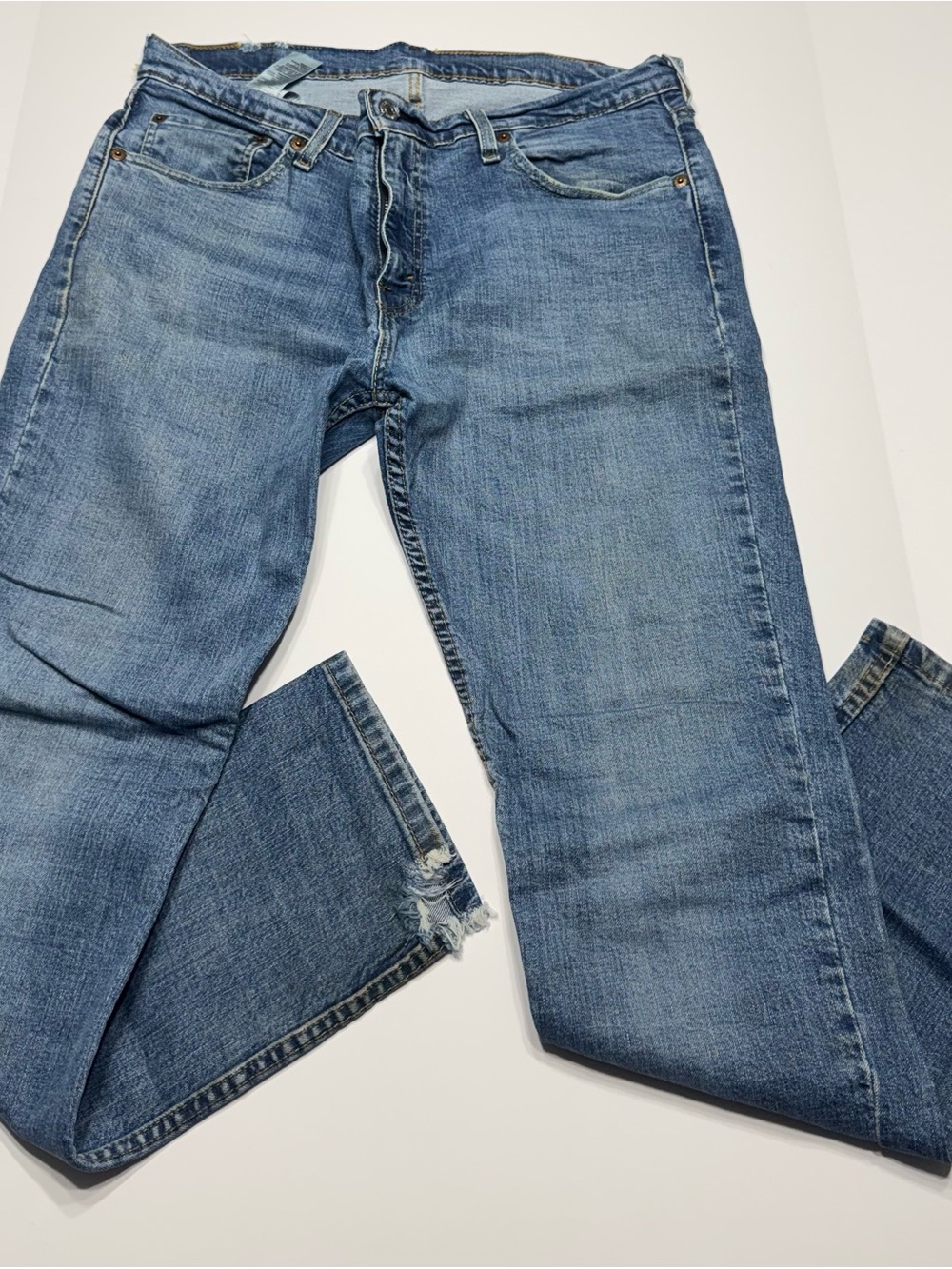 Levi's Medium Blue Straight Leg Jeans